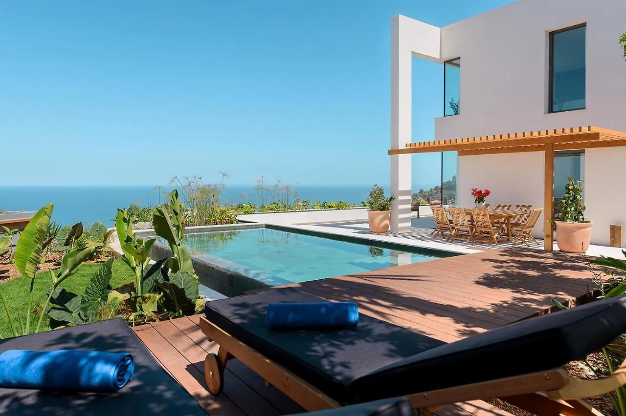 Serenity Villa On The Cliff With Climatized Pool Sauzal